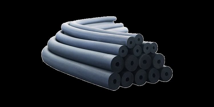 عایق الاستومری لوله ای EPDM بدون روکش بدون چاک ضخامت 13mm کافلکس